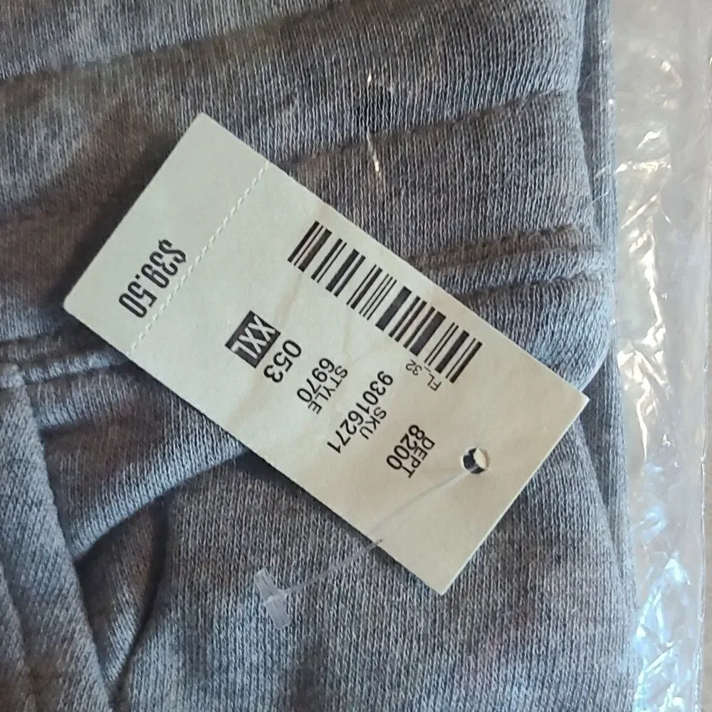 Aeropostale NWT Classic Jogger Fleece Sweat pants Heathered Gray Juniors XXL/17